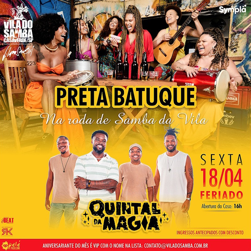 Preta Batuque e Quintal da Magia