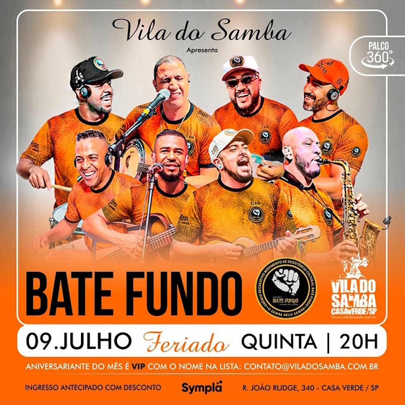 Roda de Samba<br>Bate Fundo