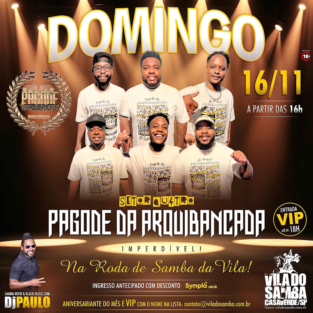 Roda de Samba<br>Pagode de Arquibancada