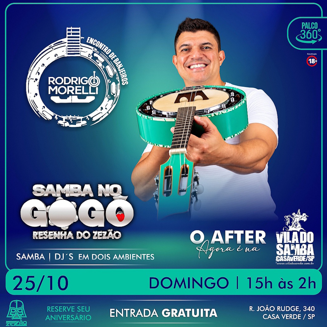 Rodrigo Morelli e Samba no Gogó
