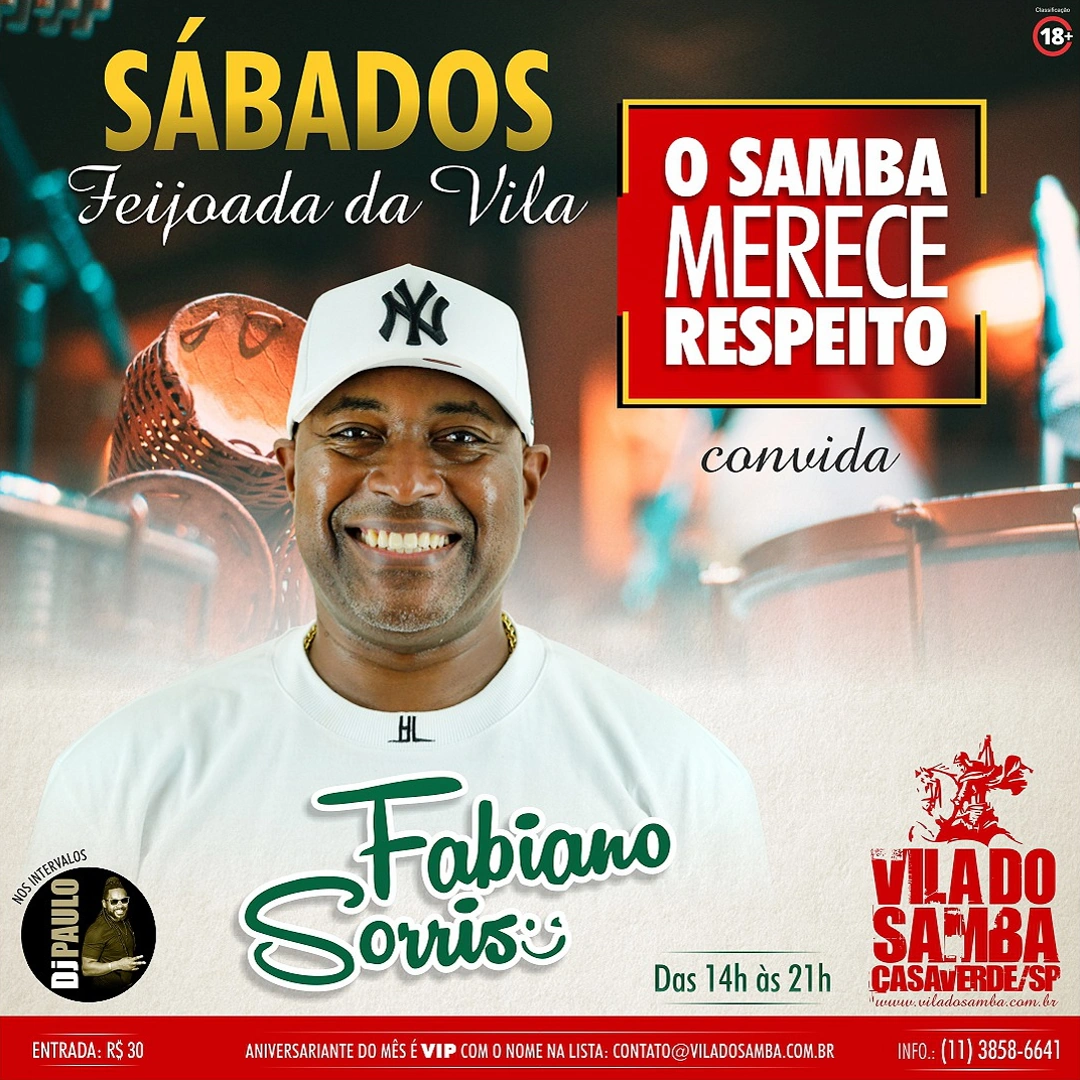 O Samba Merece Respeito<br> e Fabiano Sorriso