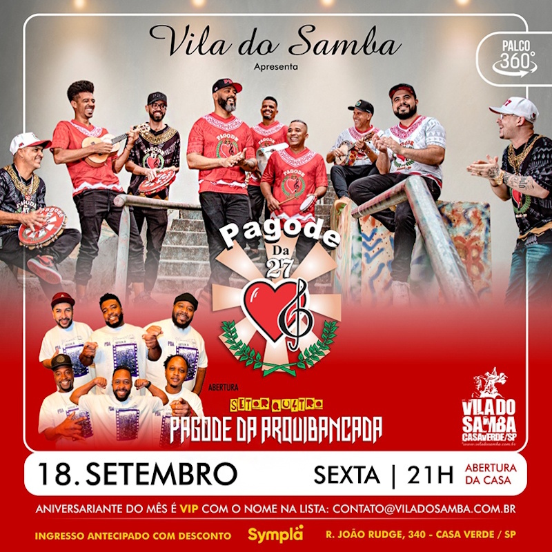 Roda de Samba<br>Pagode da 27